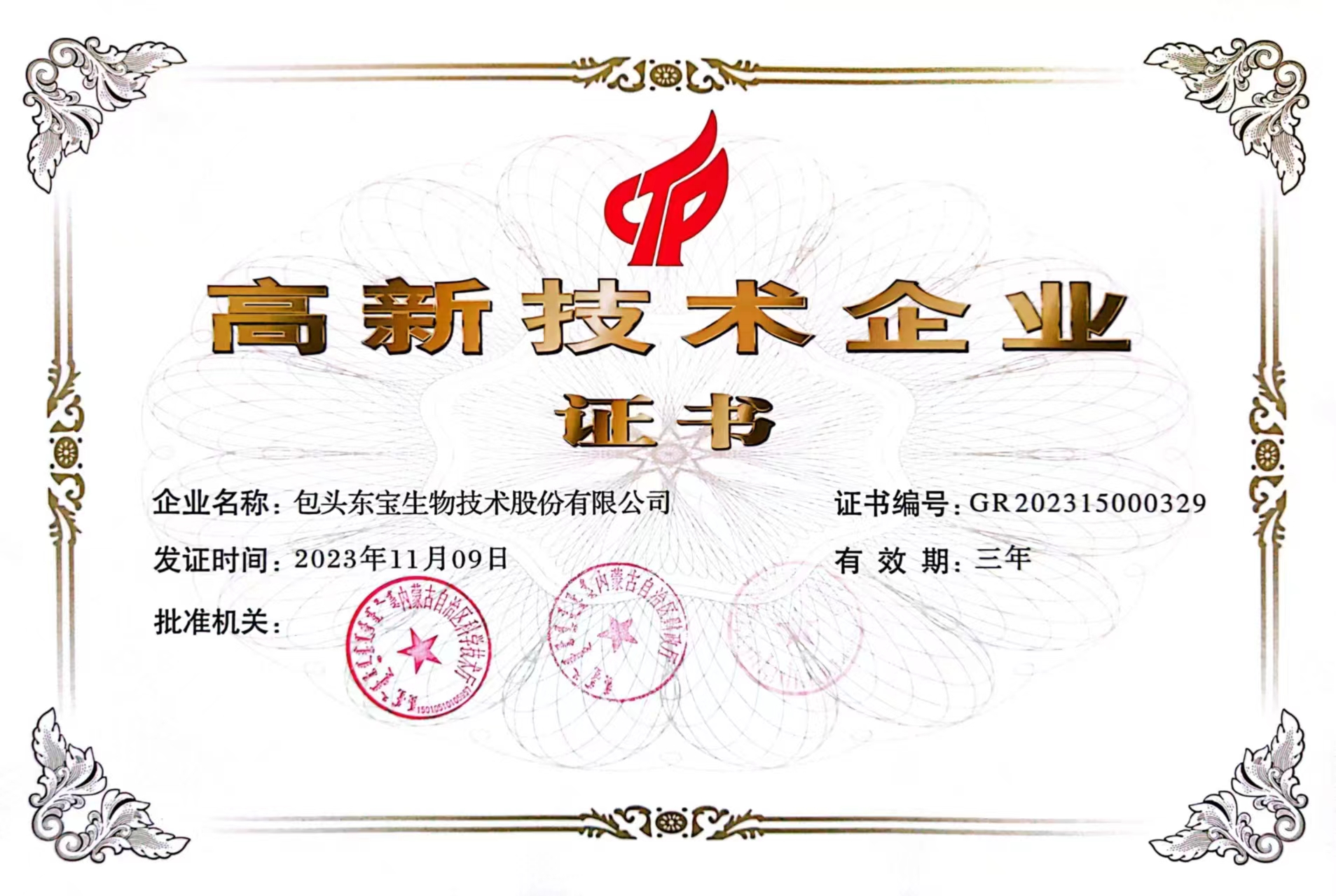 高新技术企业